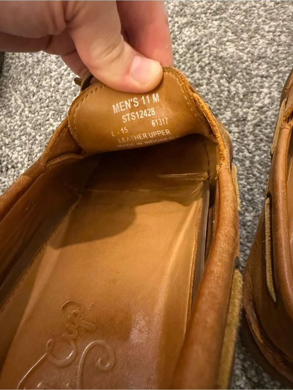Sperry - Men's Leather Boat Shoes in Tan